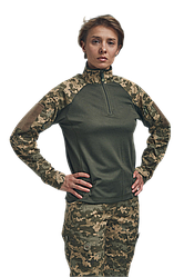 Жіноча бойова сорочка UBACS для бронежилета Піксель/Хакі