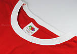Червона чоловіча футболка з білою окантовкою Valueweight Ringer Fruit of the Loom 2XL, фото 4