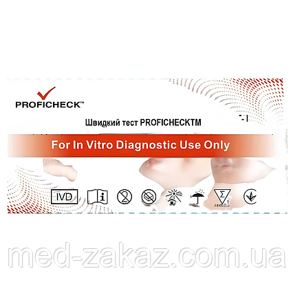 Швидкий тест Proficheck на Тропонін І, 1 шт.