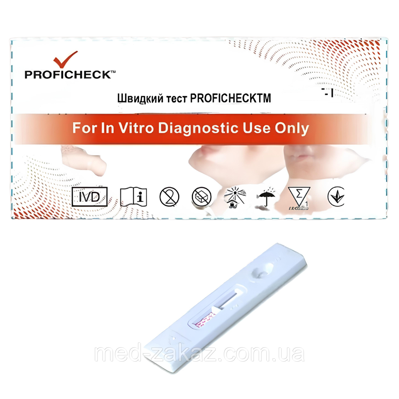 Швидкий тест Proficheck на ПСА (PSA), 1 шт., фото 1