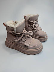 Зимові черевики Clibee 597 HB pink рожеві р.27-32