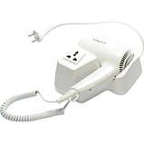 Фен для волосся настінний стаціонарний 1200Вт SK-CF-2217 Білий, фото 3