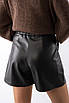 Шорти еко-шкіра чорні 35411 (2000000155487), фото 3