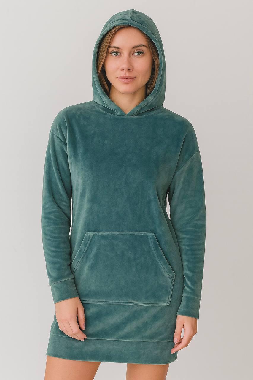 Сукня худі велюрова