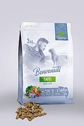 Benvenuti Gatti - Сухий корм для котів з лососем 3 кг