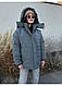 Жіноча зимова куртка з капюшоном 42-46 та 48-50, фото 7