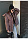 Жіноча зимова куртка з капюшоном 42-46 та 48-50, фото 9