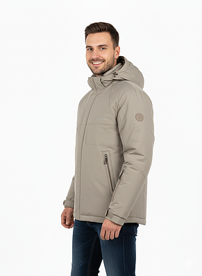 Куртка чоловіча зимова бежева (A650)