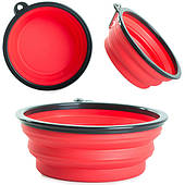 Silicone folding bowl for dogs traveling 800ml