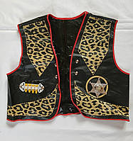 Карнавальний жилет ковбоя рыст 134-140 см б/в
