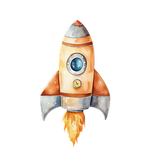 Ростова фігура - Ракета ( 80х44см )