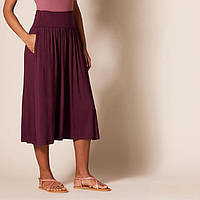 Женская юбка меди с джерси Amazon Essentials, размер S