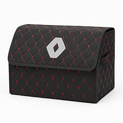 Органайзер у багажник автомобіля, чорний з червоною ниткою та лого Рено