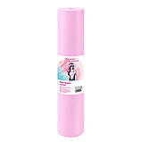 Простирадло одноразове спанбонд Рожева блондинка Білий/Рожевий/Чорний/Черний/блакитний 20 г/м2 0.8х100 м 1 рул Одноразові простира, фото 3