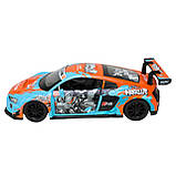 Машинка металева АВТОПРОМ Audi R8 LMS, 1:24, моделька Audi R8, фото 5