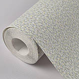 Шпалери вінілові на флізеліні 0.53 × 10.05 м Marburg 81980, сіро-бежеві — для спальні, вітальні, коридору, фото 3