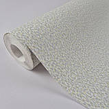 Шпалери вінілові на флізеліні 0.53 × 10.05 м Marburg 81980, сіро-бежеві — для спальні, вітальні, коридору, фото 5
