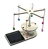 Набор для сборки «Солнечная карусель» на солнечной батарее - STEM-конструктор для детей