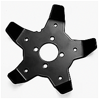 Розпушувач ґрунту на мотокосу 5 ножів диск для прокладання дачі та городу зі сталі для розпушування ґрунту