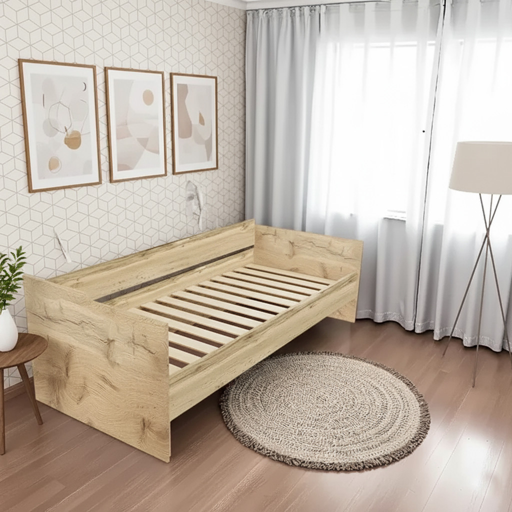 Ліжко односпальне, ліжко в спальну кімнату Тінейджер для підлітка, фото 1