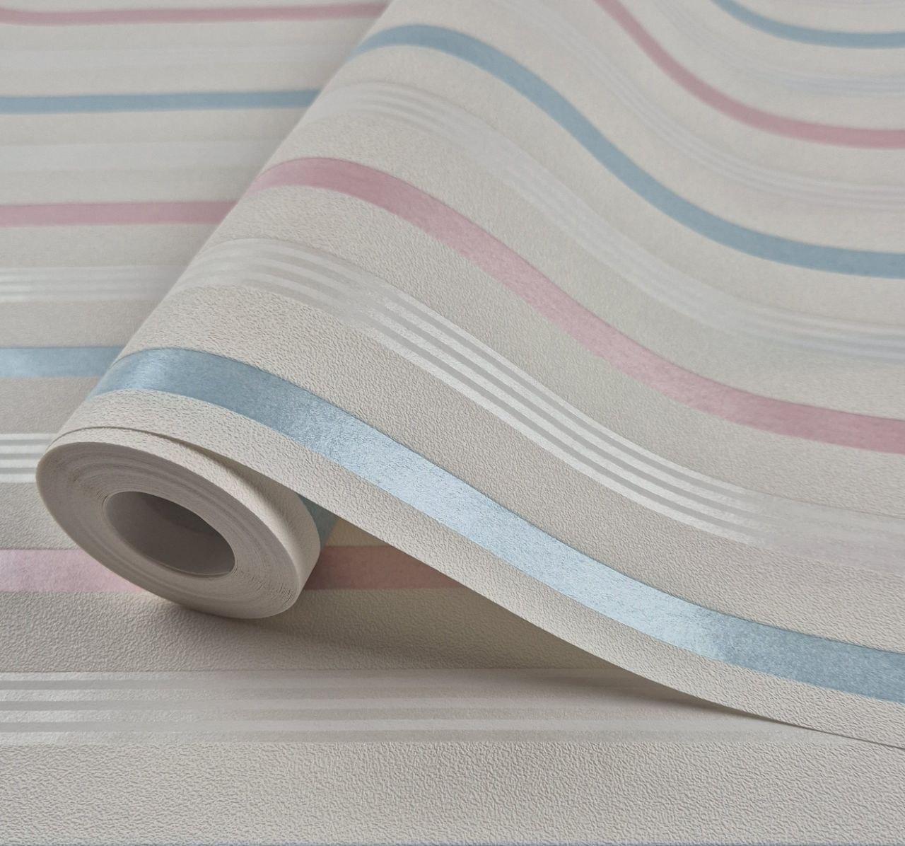 Шпалери вінілові на флізеліні 0.53×10.05 м Marburg 81977,молочні для спальні, фото 1