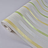 Шпалери вінілові на флізеліні 0.53 × 10.05 м Marburg 81976, білий для спальні, дитячої, вітальні, фото 6