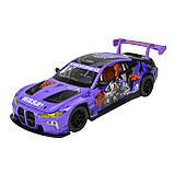 Машинка металева АВТОПРОМ BMW M4 GT3, 1:24, моделька bmw, фото 4