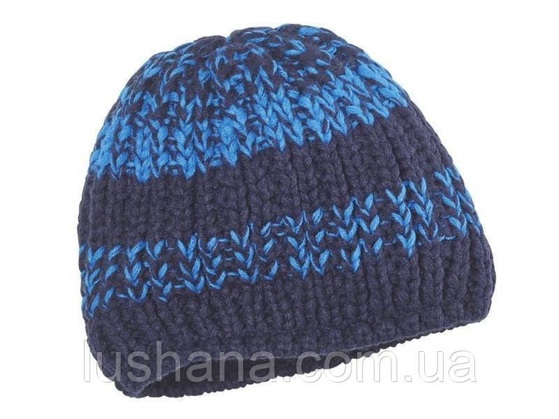 Дитяча шапка на флісі на хлопчика, смужки / onesize / 86-104 / 1-4р. / ОГ 48-52, фото 1