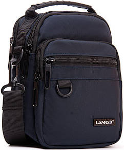 Чоловіча сумка Lanpad на плече синя