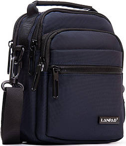 Сумка чоловіча на плече Lanpad синя