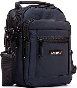Сумка чоловіча Lanpad на плече синя