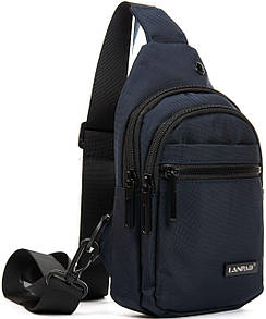 Сумка через плече Lanpad чоловіча синя