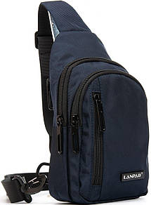 Чоловіча сумка через плече Lanpad синя