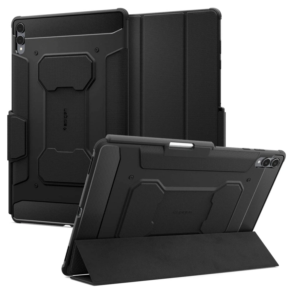 Чохол Spigen для Samsung Galaxy Tab S11 Ultra (14.6") - Rugged Armor PRO, Black (ACS10150)