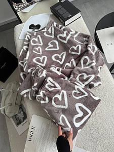 Тепла піжама AO726 Моко Oversize S-L