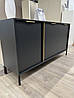 Комод Perfect Home Ларс / Lars 3-дверний 3D/153 Антрацит (PFH-091018), фото 10