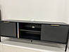 Тумба під телевізор Perfect Home Ларс / Lars 2-дверна 2D/153 Антрацит (PFH-091023), фото 9