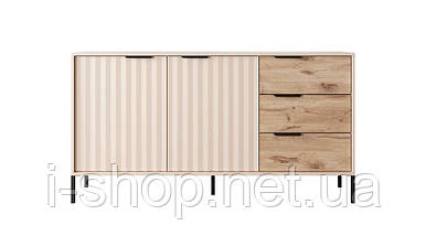 Комод Perfect Home Рейв / Rave 2-дверний з 3 шухлядами 2D3S/153 Беж/вікінг (PFH-091083), фото 2