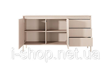 Комод Perfect Home Сенсо / Senso 2-дверний з 3 шухлядами 2D3S/153 Беж (PFH-091107), фото 2