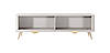Тумба під телевізор Perfect Home Ланте / Lante 2-дверна з золотими ніжками 2D/163 Беж (PFH-091118), фото 6