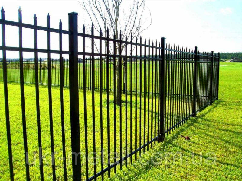 Зварний паркан із профільної труби, фото 1