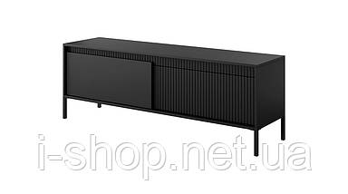 Тумба під телевізор Perfect Home Сенсо / Senso 2-дверна 2D/153 Чорний (PFH-091137), фото 5