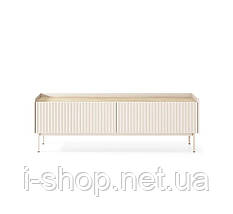 Тумба під телевізор Perfect Home Левел / Level 2-дверна 2D/153 Беж/дуб сканді (PFH-091158), фото 3