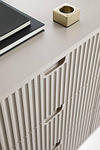 Стіл туалетний Perfect Home Зова / Zova з 2 шухлядами та золотими ніжками T103 Кашемір (PFH-091301), фото 5