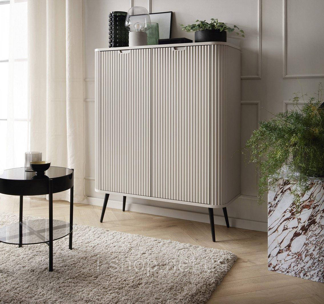 Комод Perfect Home Зова / Zova 2-дверний з чорними ніжками K103 Кашемір (PFH-091283)