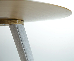 Стіл Rino d-100 дуб маркетрі / ноги тканина Node 07 TM Lovko, фото 2