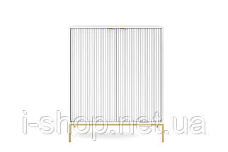 Комод високий Perfect Home Нова / Nova 2-дверний з золотими ніжками K104 Білий (PFH-091233), фото 4