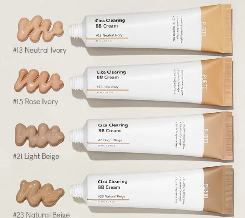 BB-крем з екстрактом центелли Purito Cica Clearing BB cream, фото 1