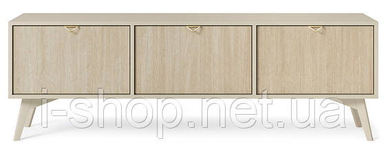 Тумба під ТВ Perfect Home Форест / Forest RTV158 3-дверна Беж пісочний/ялиця сканді (PFH-091479), фото 4