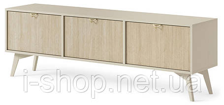 Тумба під ТВ Perfect Home Форест / Forest RTV158 3-дверна Беж пісочний/ялиця сканді (PFH-091479), фото 5